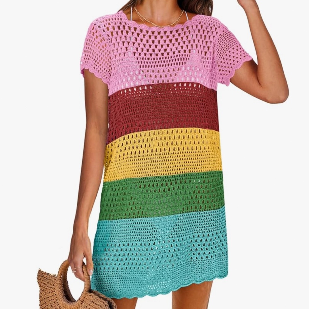 Crochet Mini Dress
